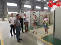 团山及高新区领导来我公司视察并指导工作